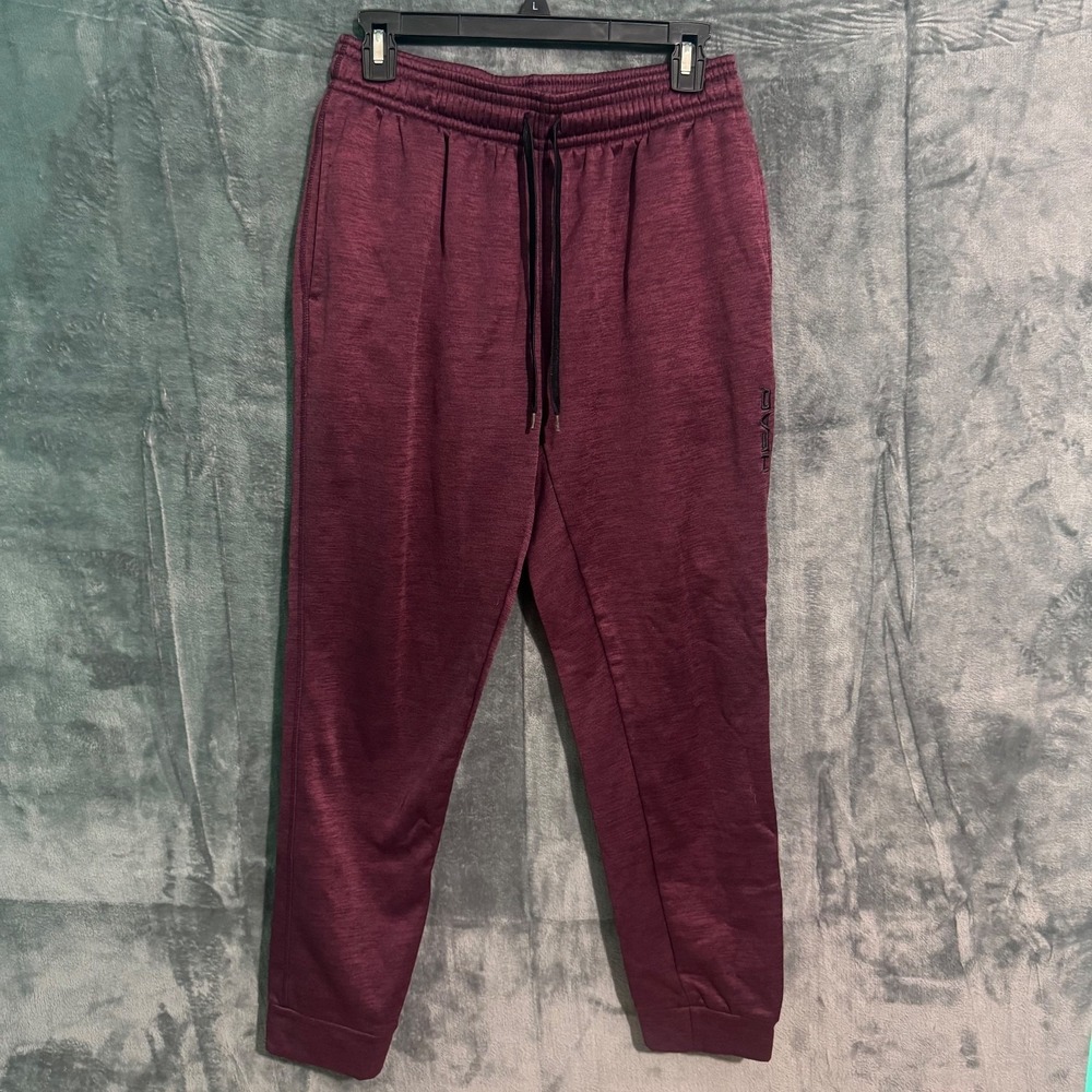 Head sweatpants Men's Medium Red workout drawstring gym running sports